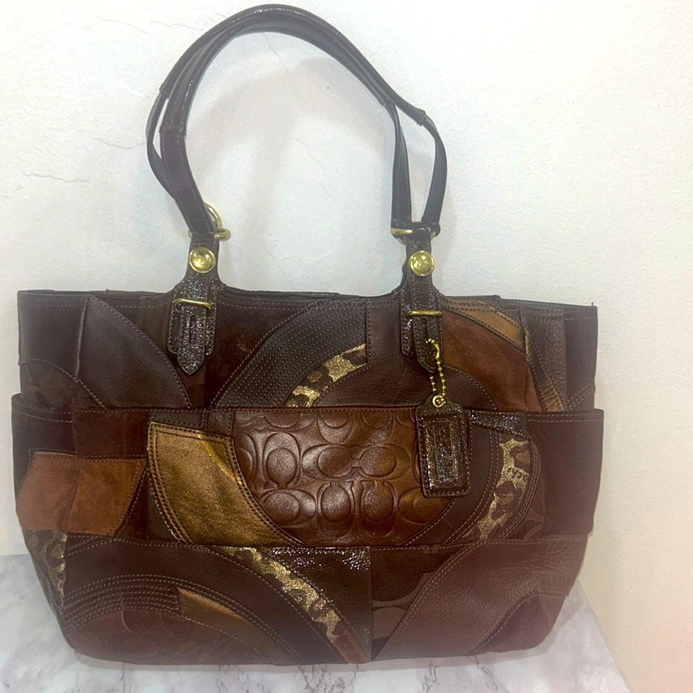 Coach patchwork bag